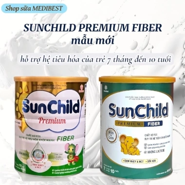 Combo 3 lon Sữa SUNCHILD FIBER 800g HSD mới - Hỗ trợ tiêu hoá kém cho trẻ 7