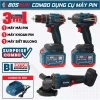 Combo 3 máy khoan mài bulong Boshun BS-CB3PCS không chổi than 2 pin 15 cell sạc nhanh 533.000₫ 7