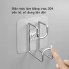 Combo 3 móc treo chậu thau inox 304 - Dán tường, treo khăn, quần áo, đồ bếp, phòng tắm, giá chỉ 29.193đ 5