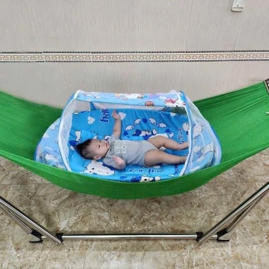 Combo 3 món Nôi tre Bọc Màn nôi đặt nằm võng cho bé Giá ưu đãi 279.500 VND 2
