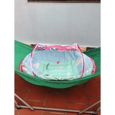 Combo 3 món Nôi tre Bọc Màn nôi đặt nằm võng cho bé Giá ưu đãi 279.500 VND 5