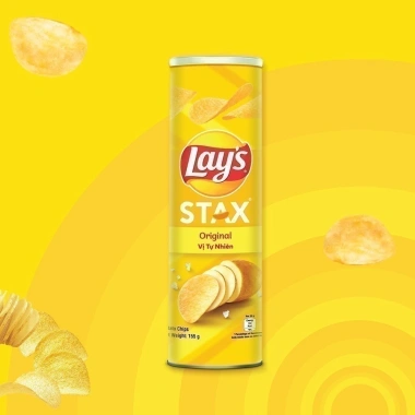 Combo 3 Ống Bánh Lay's Stax 150g – Tự Nhiên, Tôm Hùm Nướng, Kem Chua Hành Tây, BBQ – Giòn Ngon Thấm Vị, chỉ 121k