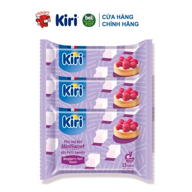 Combo 3 Phô mai Kiri vị mâm xôi 15C 78g - Giá chỉ 168.150₫, giảm tới 45% 2 Combo 3 Phô mai Kiri vị mâm xôi 15C 78g - Giá chỉ 168.150₫, giảm tới 45% 2
