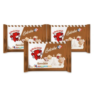 Combo 3 Phô mai vuông Belcube vị Socola ngọt 78g x15 giảm giá 22% chỉ 139.650 VND 2 Combo 3 Phô mai vuông Belcube vị Socola ngọt 78g x15 giảm giá 22% chỉ 139.650 VND 2