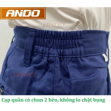 Combo 3 Quần Bảo Hộ Lao Động Túi Hộp Vải Kaki 3/1 - Giá Giảm 342.000₫
