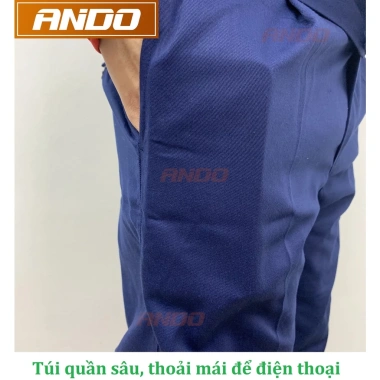 Combo 3 Quần Bảo Hộ Lao Động Túi Hộp Vải Kaki 3/1 - Giá Giảm 342.000₫