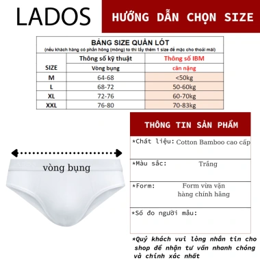 Combo 3 Quần Lót Nam Co Giãn Bamboo Dài, Thoáng Mát, Thấm Hút Mồ Hôi - 122k