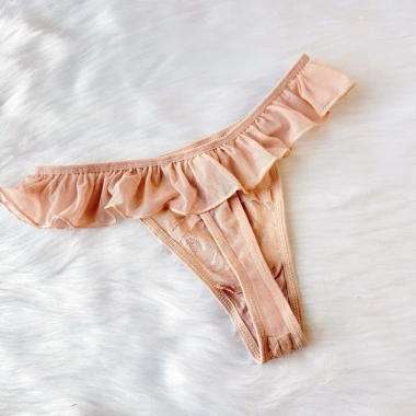 Combo 3 Quần Lót Nữ Bèo Công Chúa Ren Lưới Co Giãn Thoáng Khí Size S-M – 59.000₫