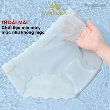 Combo 3 Quần Lót Nữ Su Viền Lượn Sóng Quyến Rũ - Set Chip Cạp Vừa Tôn Dáng AMYBRA L8.368 76k