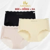 Combo 3 Quần Lót Nữ Su Viền Lượn Sóng Quyến Rũ - Set Chip Cạp Vừa Tôn Dáng AMYBRA L8.368 76k 10
