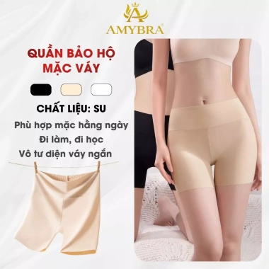 Combo 3 Quần Nữ Cạp Cao Không Viền Bảo Hộ Đúc Su Mát Mịn AMYBRA V8.941 Giá 155k 2