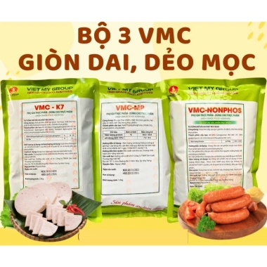 Combo 3 sản phẩm phụ gia làm giò chả - Thơm ngon, chuẩn vị, giảm giá 19%