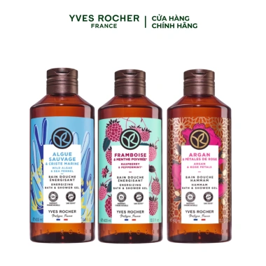 Combo 3 sữa tắm thiên nhiên Yves Rocher 400ml hương biển, hoa hồng, mâm xôi đỏ - giảm giá 739k 2 Combo 3 sữa tắm thiên nhiên Yves Rocher 400ml hương biển, hoa hồng, mâm xôi đỏ - giảm giá 739k 2