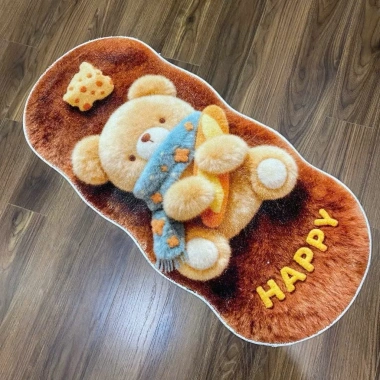 Combo 3 Thảm chân giường lông cừu 3D hình thú mềm, chống trượt - Giá 85.000 VND 3 Combo 3 Thảm chân giường lông cừu 3D hình thú mềm, chống trượt - Giá 85.000 VND 3