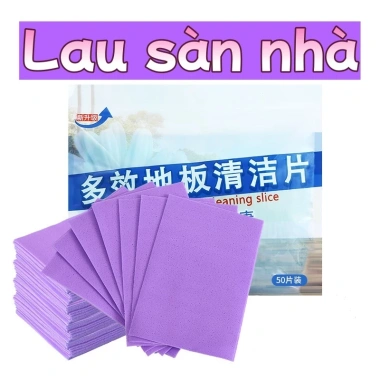 Combo 3 Túi 150 Miếng Nước lau sàn & Giấy lau đa năng, hòa tan diệt khuẩn, hương thơm - Giá 79.000₫