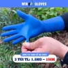Combo 3 túi 1,5Kg Găng tay cao su xanh cổ dài 30cm T40 - Giá ưu đãi 150k