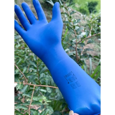 Combo 3 túi 1,5Kg Găng tay cao su xanh cổ dài 30cm T40 - Giá ưu đãi 150k 8 Combo 3 túi 1,5Kg Găng tay cao su xanh cổ dài 30cm T40 - Giá ưu đãi 150k 8