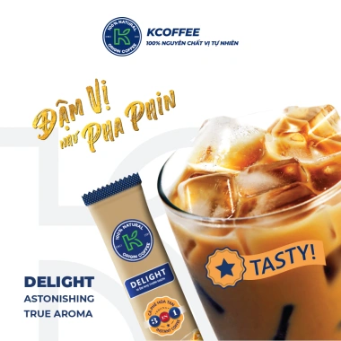 Combo 3 Túi Cà Phê Sữa Hòa Tan K Delight 3in1 612g - Giá chỉ 550k, K COFFEE 5