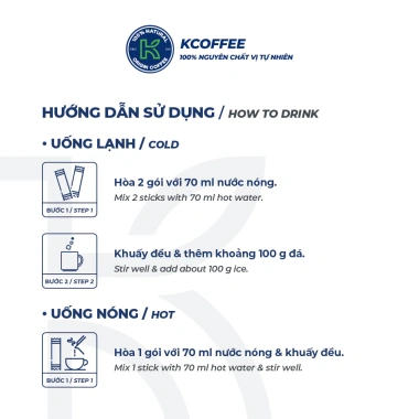 Combo 3 Túi Cà Phê Sữa Hòa Tan K Delight 3in1 612g - Giá chỉ 550k, K COFFEE 6