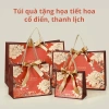 Combo 3 Túi Đỏ Hoa Mẫu Đơn + Chim Cổ Điển, Nơ Sang Trọng TU36 - Quà Tết Giá 33.000₫ 7
