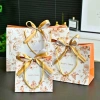 Combo 3 Túi Đựng Quà Giấy Cứng Trắng Cam Happy Times TU69 – Dây Cột Nơ Xinh Xắn, Quà Sinh Nhật & Lễ Tết 2
