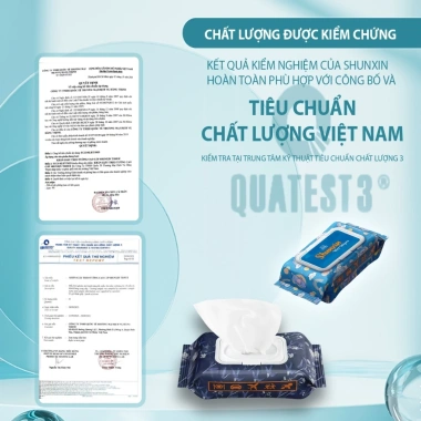 Combo 3 túi khăn giấy ướt SHUNXIN, vải không dệt 80 tờ, da nhạy cảm – 79.000₫ 3
