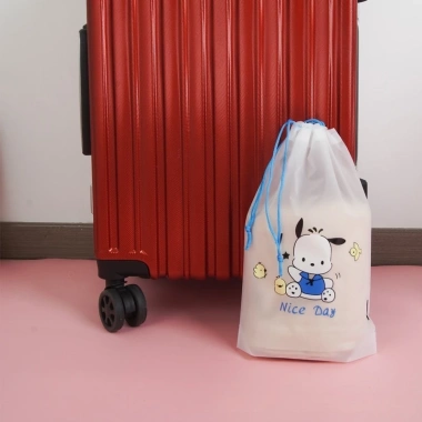 Combo 3 Túi Nhựa Đựng Quần Áo Giày SANRIO CAPYBARA - Túi Zip Du Lịch TUIDEP028