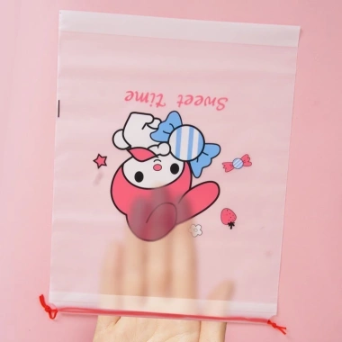 Combo 3 Túi Nhựa Đựng Quần Áo Giày SANRIO CAPYBARA - Túi Zip Du Lịch TUIDEP028