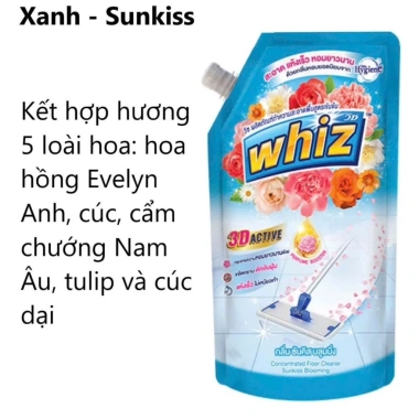 Combo 3 Túi Nước Lau Sàn Whiz Thái Lan 650ml - Sạch, Thơm Mát, Giá Ưu Đãi 35K 7