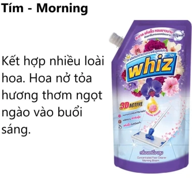 Combo 3 Túi Nước Lau Sàn Whiz Thái Lan 650ml - Sạch, Thơm Mát, Giá Ưu Đãi 35K 8