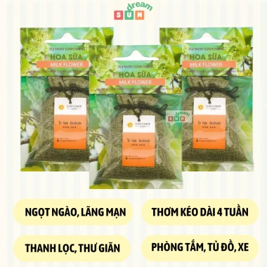 Combo 3 Túi Thơm Sunflower Treo Xe & Tủ Quần Áo – Hương Lâu, Vệ Sinh, Giá 39.000₫ 5