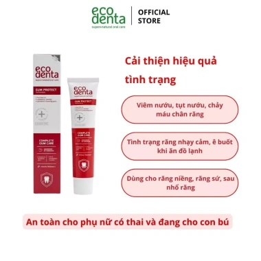 Combo 3 tuýp Kem đánh răng Ecodenta bảo vệ nướu tinh dầu tràm trà 75ml - Chỉ 689.000₫