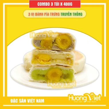 Combo 3 vị bánh pía sầu riêng Tân Huê Viên - Đậu xanh, Khoai môn, Lá dứa - Giá 272.000 VND giảm từ 337.280 VND 4 Combo 3 vị bánh pía sầu riêng Tân Huê Viên - Đậu xanh, Khoai môn, Lá dứa - Giá 272.000 VND giảm từ 337.280 VND 4