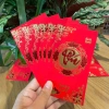 Combo 30-120 Bao Lì Xì Tết Nhung Đỏ In Nổi 3D Truyền Thống – Giá ưu đãi 35.000 VND, May Mắn, Ý Nghĩa 4