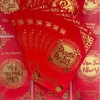 Combo 30-120 Bao Lì Xì Tết Nhung Đỏ In Nổi 3D Truyền Thống – Giá ưu đãi 35.000 VND, May Mắn, Ý Nghĩa 6