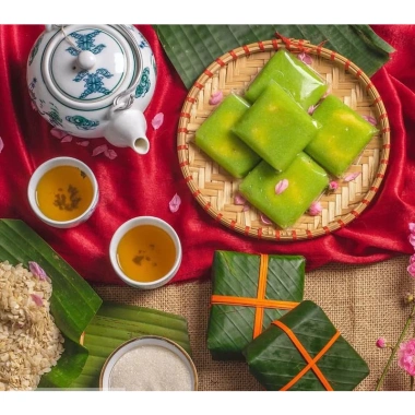 Combo 30 & 50 cái Bánh Cốm Không Nhân Bảo Minh - Đặc Sản Hà Nội 212.000₫