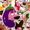 Combo 30-60 sticker chú chó nhút nhát Courage – Decal trang trí giá chỉ 40.000đ 2