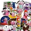 Combo 30-60 sticker chú chó nhút nhát Courage – Decal trang trí giá chỉ 40.000đ 3