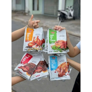 Combo 30 gói Khô Ngon Toco Food – Vị Bò Sa Tế, Mực Xé Cay, Gà Lá Chanh – Giảm giá 325.000₫