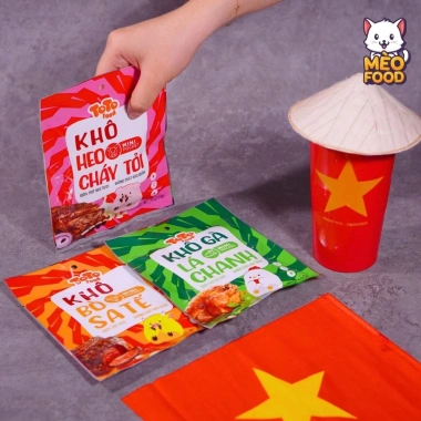 Combo 30 gói Khô Toco Food Mini Gà Heo Vị Bò - Giá ưu đãi 149.000 VNĐ 4