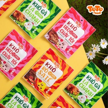Combo 30 gói Khô Toco Food Mini Gà Heo Vị Bò - Giá ưu đãi 149.000 VNĐ 6