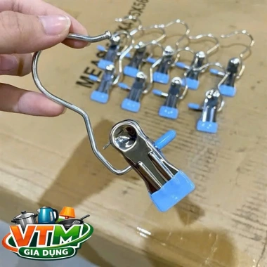 Combo 30 kẹp móc treo inox - treo quần áo, váy, khăn gọn gàng, chỉ 10.227 VND 2 Combo 30 kẹp móc treo inox - treo quần áo, váy, khăn gọn gàng, chỉ 10.227 VND 2