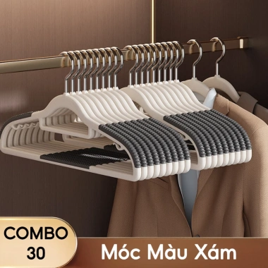 Combo 30 Móc Treo Quần Áo Đa Năng Xoay 360 Chống Tuột, Chống Nhăn, Tiện Lợi - Giá ưu đãi 120.928₫