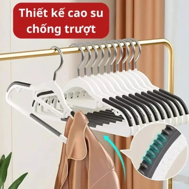 Combo 30 móc treo quần áo đa năng xoay 360 – nhựa đệm caosu chống trượt, 59.000 VND 8 Combo 30 móc treo quần áo đa năng xoay 360 – nhựa đệm caosu chống trượt, 59.000 VND 8