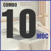 Combo 30 móc treo quần áo đa năng xoay 360 – nhựa đệm caosu chống trượt, 59.000 VND 10