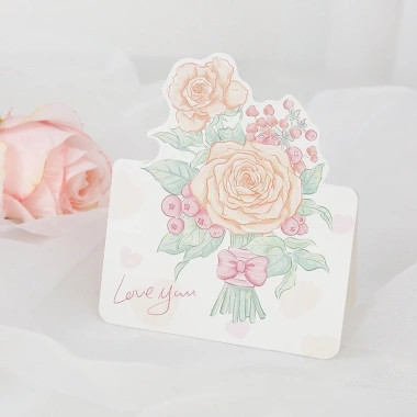 Combo 30 thiệp chúc mừng và bó hoa ngày 8/3 - quà tặng mẹ, phụ nữ, tình nhân chỉ 45.000đ