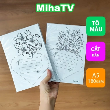 Combo 30 tranh A5 tô màu tự cắt que kem hoa quà tặng bé 8/3 20/10 chỉ 50.000₫ 4 Combo 30 tranh A5 tô màu tự cắt que kem hoa quà tặng bé 8/3 20/10 chỉ 50.000₫ 4