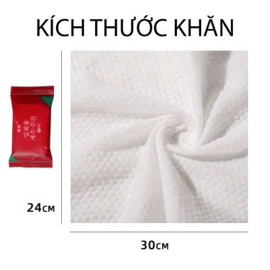 Combo 30 viên Khăn Nén Hình Chữ Nhật 24x30cm Hàn Quốc Dày - Du Lịch Tiện Dụng 5 Combo 30 viên Khăn Nén Hình Chữ Nhật 24x30cm Hàn Quốc Dày - Du Lịch Tiện Dụng 5