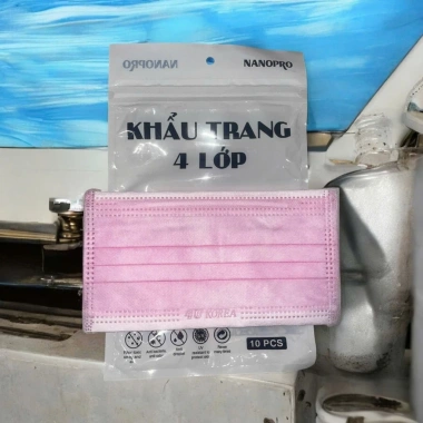 Combo 300 Khẩu trang y tế Nano Pro 4 lớp - Chống nắng, bụi mịn, tia UV, bảo vệ tối ưu