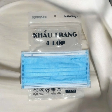Combo 300 Khẩu trang y tế Nano Pro 4 lớp - Chống nắng, bụi mịn, tia UV, bảo vệ tối ưu 6 Combo 300 Khẩu trang y tế Nano Pro 4 lớp - Chống nắng, bụi mịn, tia UV, bảo vệ tối ưu 6